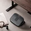 Reposapiés ergonómico ACT de altura ajustable con rodillos masajeadores