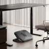 Reposapiés ergonómico ACT de altura ajustable con rodillos masajeadores