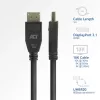 Cable DisplayPort ACT AK4081 1 m negro