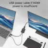 Adaptador de cable de vídeo ACT AC7536 0,24 m HDMI + USB DisplayPort negro