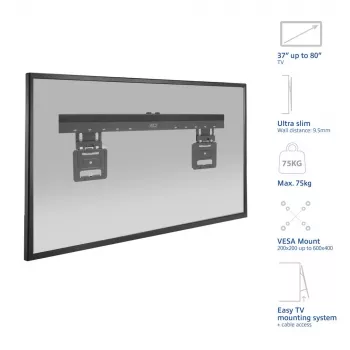 Soporte de pared fijo para TV ACT AC8356 para televisores de 37