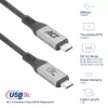 Cable ACT USB4 80Gbps Thunderbolt 5 240W USB Type-C, certificado USB-IF, 1,5 metros