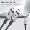 Cable ACT USB4 80Gbps Thunderbolt 5 240W USB Type-C, certificado USB-IF, 1,5 metros