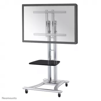 Neomounts PLASMA-M1800E soporte móvil para TV 27-70 pulgadas, plata, soporte de suelo portátil, acero, 50 kg, 68,6 cm (27 pulgadas), 177,8 cm (70 pulgadas)