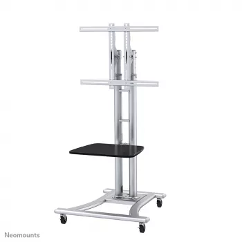 Neomounts PLASMA-M1800E soporte móvil para TV 27-70 pulgadas, plata, soporte de suelo portátil, acero, 50 kg, 68,6 cm (27 pulgadas), 177,8 cm (70 pulgadas)