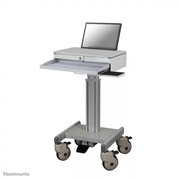 Neomounts MED-M100 estación de trabajo móvil medical -17 pulgadas - resorte de gas - con cerradura