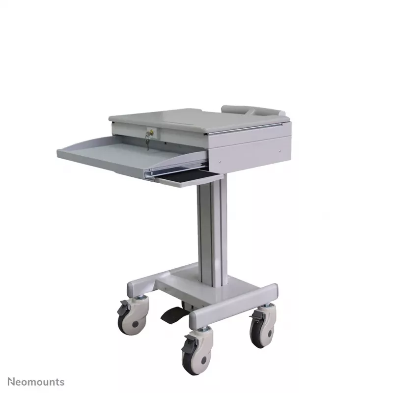 Neomounts MED-M100 estación de trabajo móvil medical -17 pulgadas - resorte de gas - con cerradura
