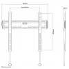 Neomounts NM-W340Negro soporte de pared para TV 32-55 pulgadas – ultraplano