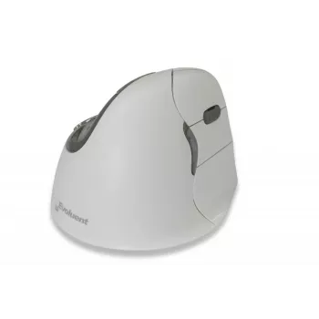 BakkerElkhuizen Evoluent 4 Bluetooth blanco, diestro, diseño vertical, láser, Bluetooth, 2600 DPI, blanco