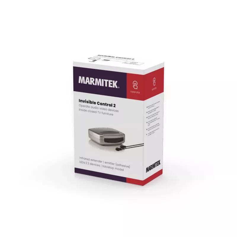 Extensor de IR Marmitek Invisible Control 2 (modelo 25008171) — alcance 250 m