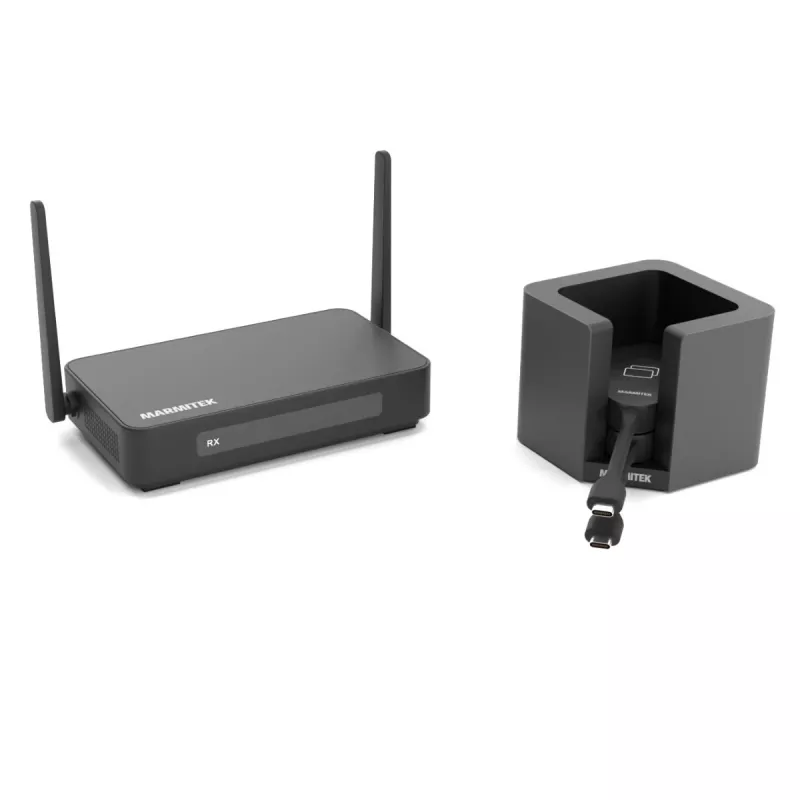 Marmitek Stream 4K Pro - sistema de presentación HDMI 4K inalámbrico - solución de conferencia 4K