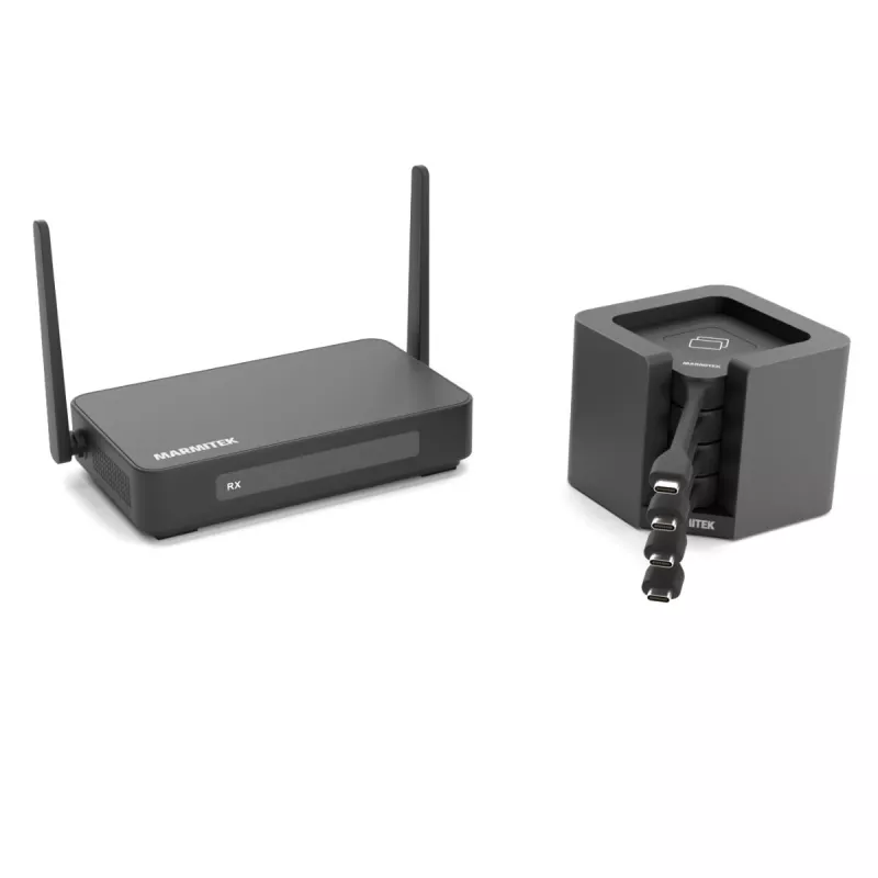 Marmitek Stream 4K Pro - sistema de presentación HDMI 4K inalámbrico - solución de conferencia 4K