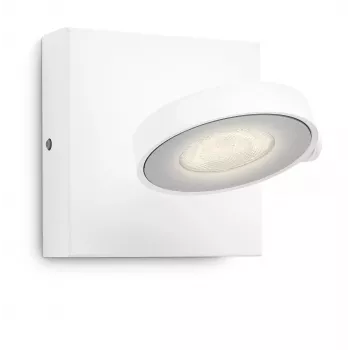 Foco LED de superficie Signify Philips Dimmable Clockwork 6,5W, 500 lm, 2700 K, IP20, blanco