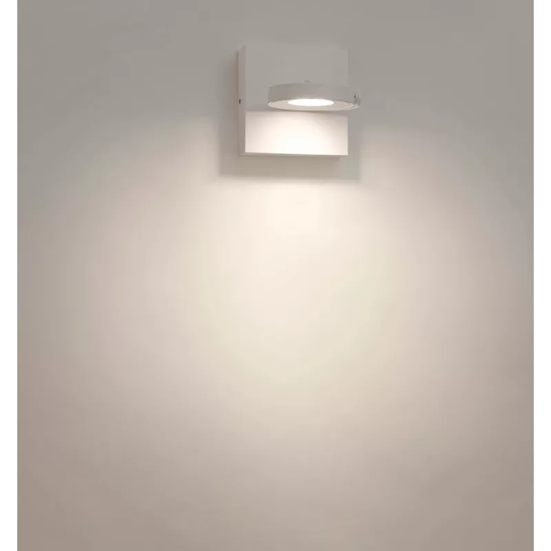 Foco LED de superficie Signify Philips Dimmable Clockwork 6,5W, 500 lm, 2700 K, IP20, blanco