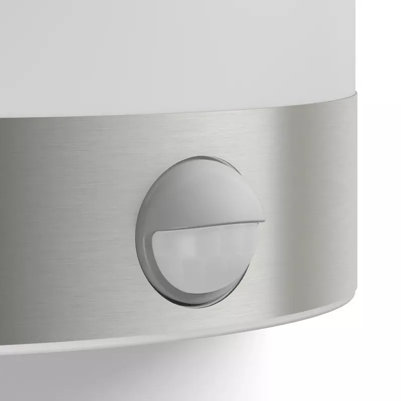 Aplique de pared exterior Philips myGarden Python 5,5 W LED, acero inoxidable/blanco, sensor IR, 220–240 V