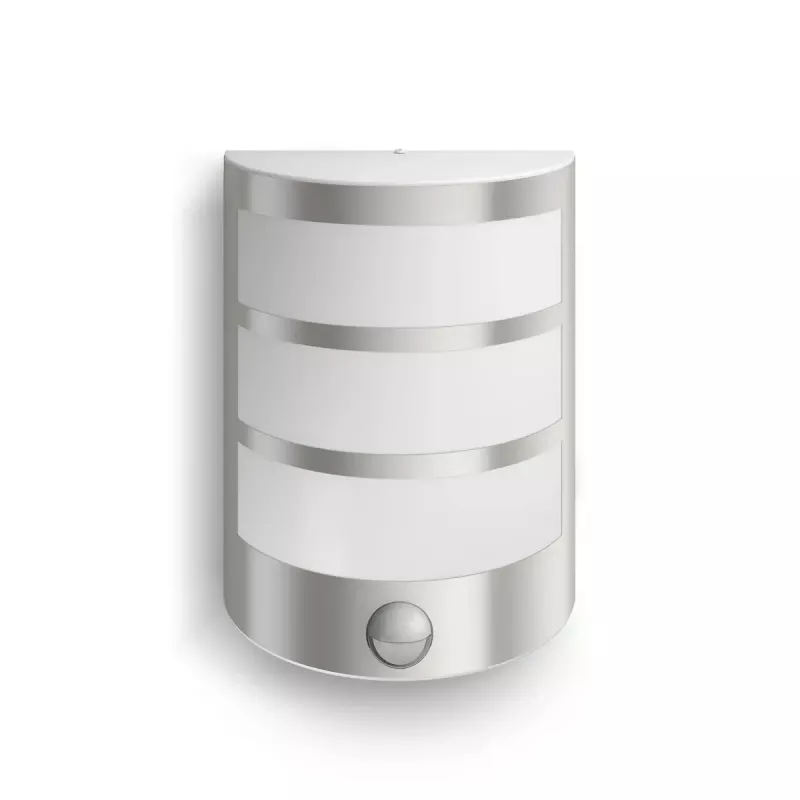 Aplique de pared exterior Philips myGarden Python 5,5 W LED, acero inoxidable/blanco, sensor IR, 220–240 V