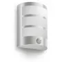 Aplique de pared exterior Philips myGarden Python 5,5 W LED, acero inoxidable/blanco, sensor IR, 220–240 V