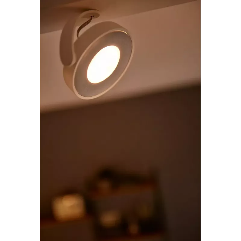 Philips WarmGlow LED Clockwork lámpara de techo/pared 4x LED, 18 W total, 2700 K, 2000 lm, regulable, IP20, blanco
