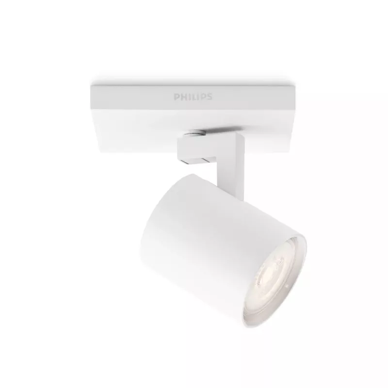 Lámpara de superficie Signify Philips myLiving 5309031P0, GU10 LED 3.5W, 2700K, 255 lm, blanco, regulable