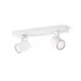 Lámpara de superficie Philips myLiving 5309231P0, GU10 LED 7 W, 2700 K, 255 lm, 2 luces, regulable, blanco