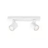 Lámpara de superficie Philips myLiving 5309231P0, GU10 LED 7 W, 2700 K, 255 lm, 2 luces, regulable, blanco
