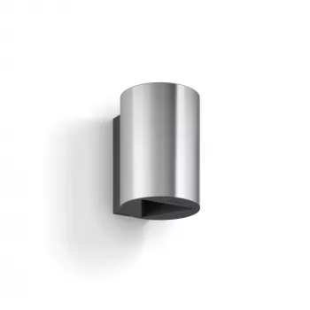 Philips myGarden Buxus Aplique de pared 4,5 W, aplique de exterior, acero inoxidable, metal, IP44, terraza, jardín, I