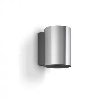 Philips myGarden Buxus Aplique de pared 4,5 W, aplique de exterior, acero inoxidable, metal, IP44, terraza, jardín, I