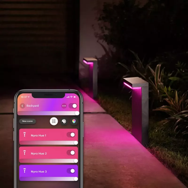 Philips Hue White and colour ambience aplique de suelo Nyro Outdoor