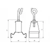 Philips LL500Z CB-CH WH Lámpara LED blanca acero inoxidable uso en tienda