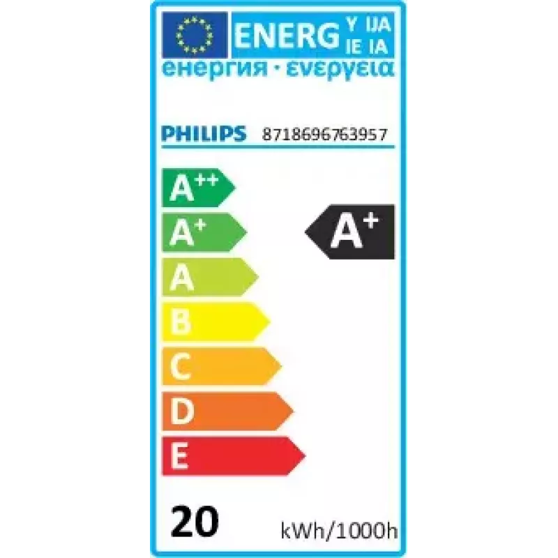 Philips MAS LEDtube 1500mm Lámpara de bajo consumo blanca 3300 K 20 W G13