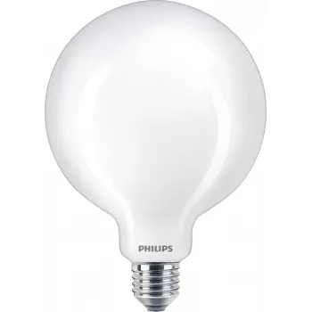 Philips Filament Bombilla mate 100W G120 E27, 10.5 W, 100 W, E27, 1521 lm, 15000 h, blanco cálido