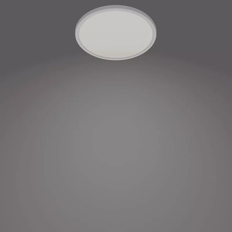 Lámpara de techo Philips Functional Super fina 15 W LED, redonda, 250 mm, 220–240 V, blanca