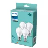 Philips lámpara LED E27 paquete de 4, equivalente a 75 W, 4000 K