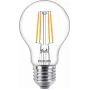Philips Filament Bulb Clear 40W A60 E27 x3, 4,3 W, 40 W, E27, 470 lm, 15000 h, blanco cálido