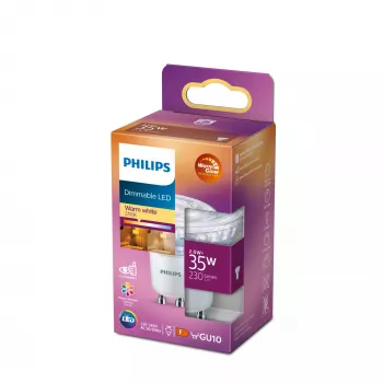Philips Foco 35W PAR16 GU10, 2,6 W, 35 W, GU10, 230 lm, 15000 h, Warmglow