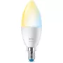 Lámpara inteligente WiZ Candle 40 W C37 E14 Wi-Fi blanco