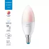 Lámpara inteligente WiZ Candle 40 W C37 E14 Wi-Fi blanco clase de eficiencia energética F