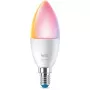 Lámpara inteligente WiZ Candle 40 W C37 E14 Wi-Fi blanco clase de eficiencia energética F