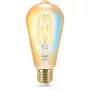 Bombilla inteligente WiZ Filament Bulb ámbar 6.7W ST64 E27 Wi-Fi dorado