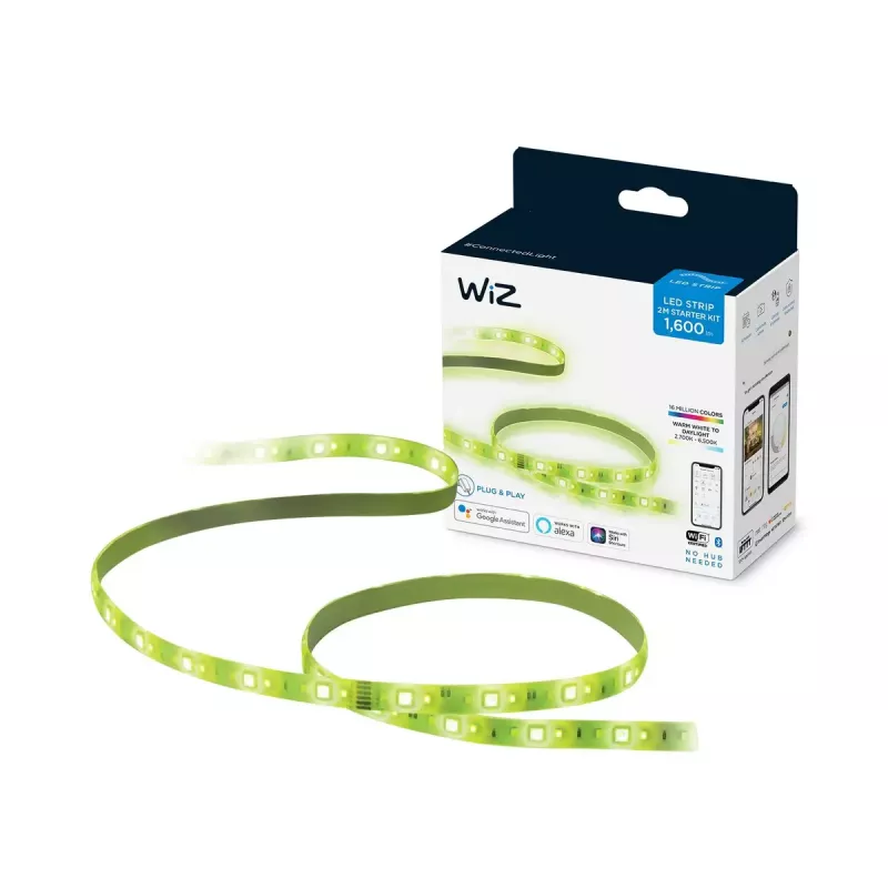 Tira de luz inteligente WiZ 929002524801 Wi‑Fi/Bluetooth 20 W blanco