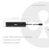 Hub USB-C a HDMI CLUB3D 7-1 — con cable, Gigabit Ethernet, negro, 136×34×94,5 mm