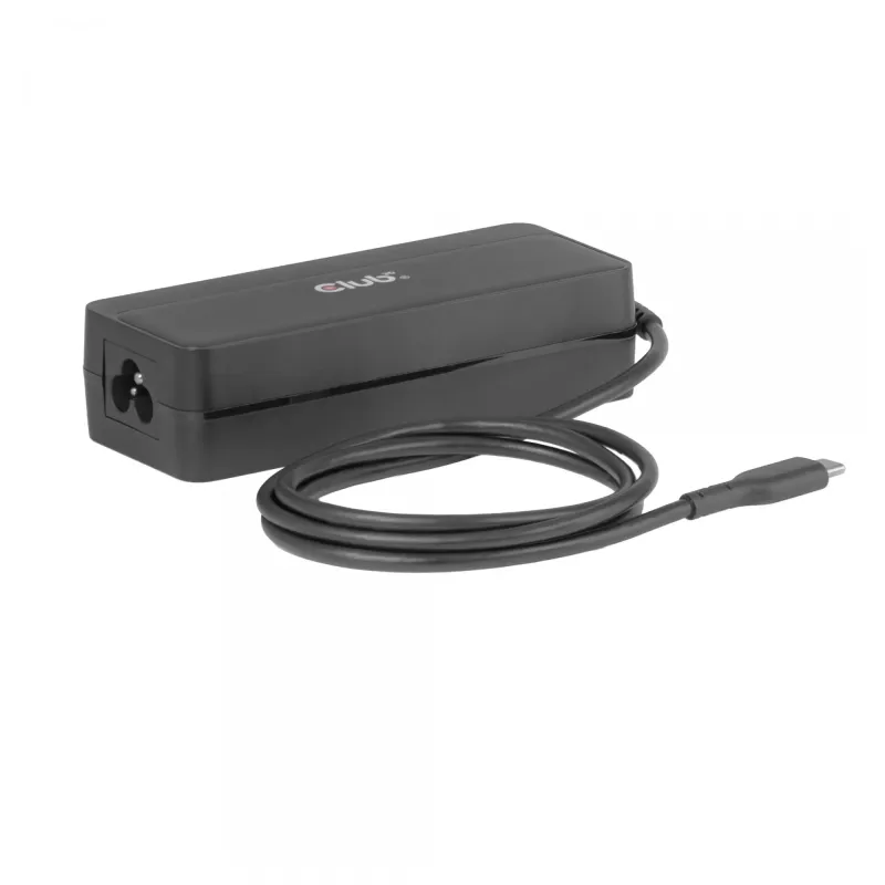 Cargador para portátil USB-C CLUB 3D 140W, alimentación de red, compatibilidad universal, cable de 1 m, negro
