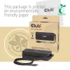 Cargador para portátil USB-C CLUB 3D 140W, alimentación de red, compatibilidad universal, cable de 1 m, negro