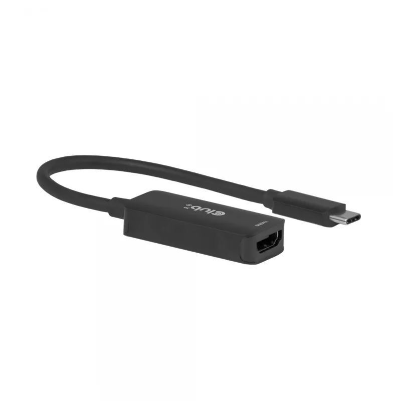 Adaptador USB-C a HDMI 2.1 Club 3D CAC-2505 — 8K@60Hz, USB Type-C a HDMI + USB, 0,12 m