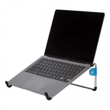 R-Go Tools R-Go Steel Basic soporte para portátil, plata, plata, acero, 25,4 cm (10 pulgadas), 55,9 cm (22 pulgadas), 5 kg, 0 - 110 mm