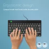 R-Go Tools teclado ergonómico R-Go Compact Break, teclado compacto con software de pausas, QWERTY (UK), con cable, negro