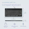 R-Go Tools teclado ergonómico R-Go Compact Break, teclado compacto con software de pausas, QWERTY (UK), con cable, negro