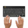 R-Go Tools teclado ergonómico R-Go Compact Break, teclado compacto con software Break, QWERTY (NORDIC), Bluetooth, negro