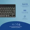 R-Go Tools teclado ergonómico R-Go Compact Break, teclado compacto con software Break, QWERTY (NORDIC), Bluetooth, negro