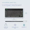 R-Go Tools teclado ergonómico R-Go Compact Break, teclado compacto con software Break, QWERTY (NORDIC), Bluetooth, negro
